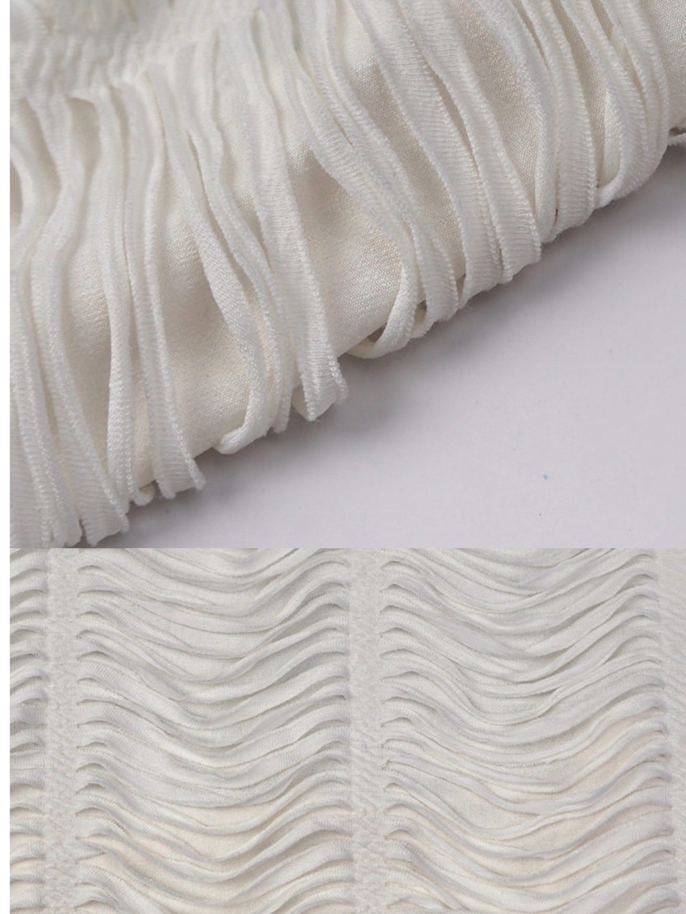 A Classy Chic Boutique White Fringed Hooded Mini Dress - Picture 14 of 14